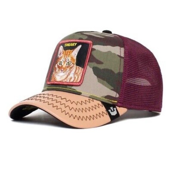 New Goorin Bros Limited Edition Pss Pss Pss Sneaky Cat Trucker Hat - Picture 2 of 7